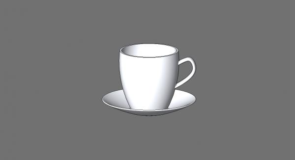 Ikea - Vardera Teacup with Saucer (Fxed)