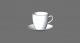 Ikea - Vardera Teacup with Saucer (Fxed)