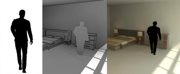 Person, people men casual render