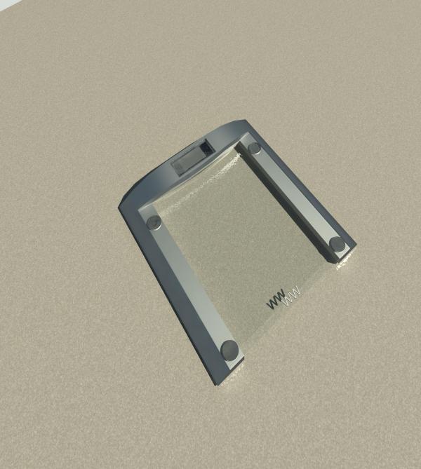 Weight Watchers Glass Digital Bathroom Scale