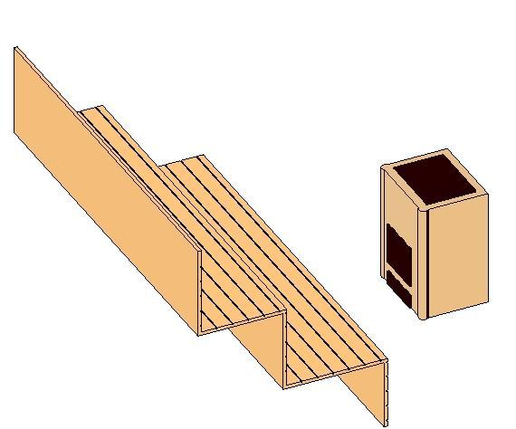 Mr GG:s sauna bench and heater