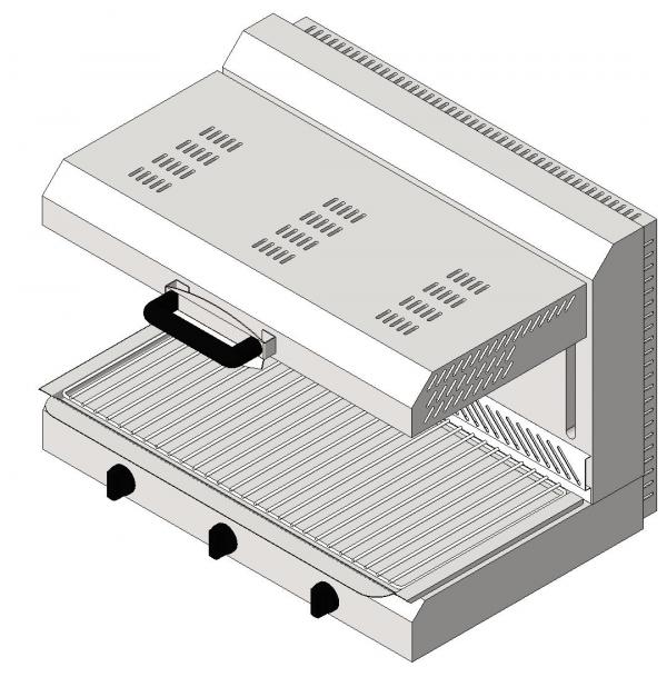 Grill, Raise and Lower (Salamander) (Grille)
