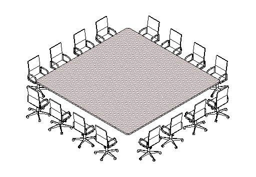 Mesa de Oficina 16 personas