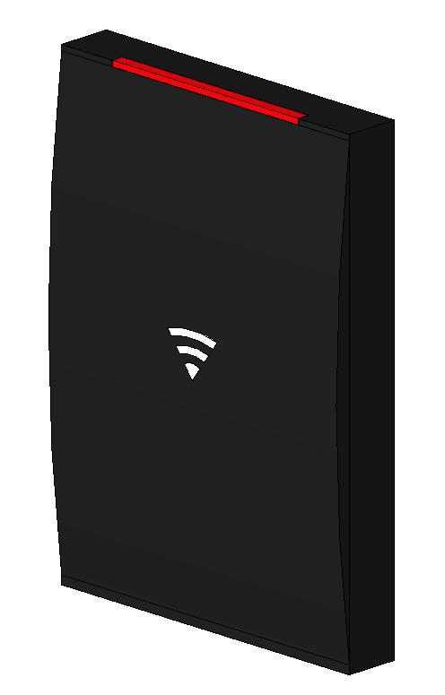 Wireless access security device without keypad.