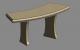 Stone Bench Curved Radius