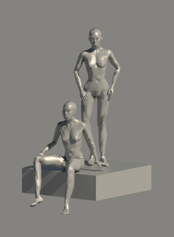 Sitting Mannequin