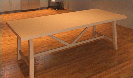 C&B Heritage dining table - parametric