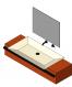Bathroom counter top mirror - Bancada banheiro com espelho