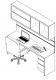 Office Table - Escritório- Escrivaninha - LED - REVIT 2019