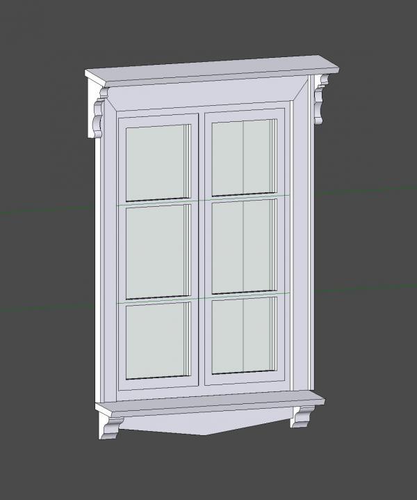 Parametric, Classic Norwegian stile window