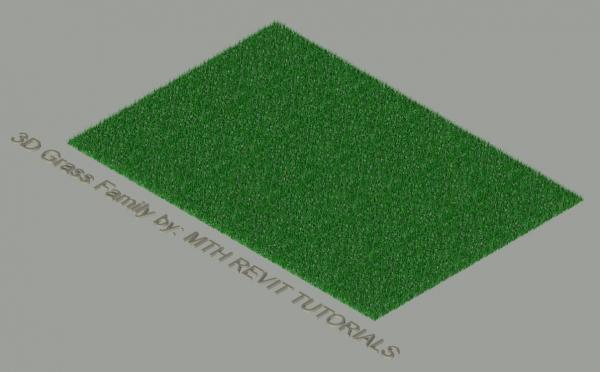 3D Grass Family