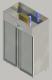 Reach in Stand Refrigerator Tow Doors