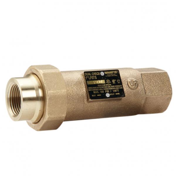 Lead Free* Residential Fire Sprinkler System Dual Check Valves - LF07S