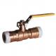 2-Piece, Full Port, Lead Free* Brass Ball Valves - LFFVC-3C-QC