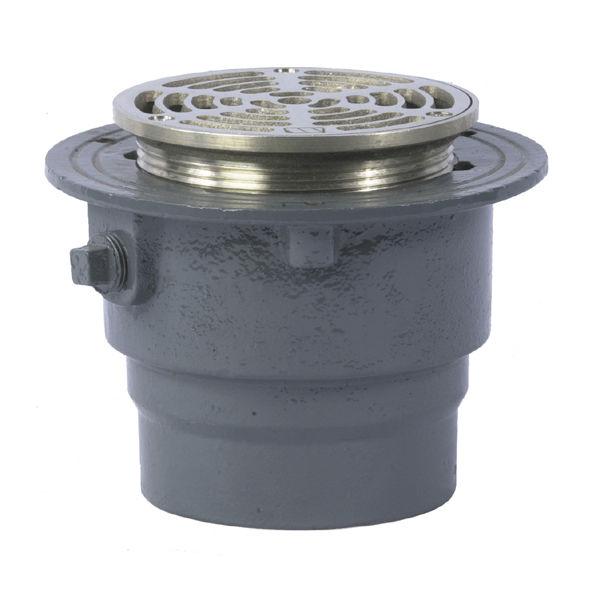 Floor Drain with Round Strainer - FD-200-curse