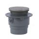 Floor Drain with Round Hinged Solid Cover - FD-200-VD