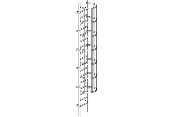 Roof Access Catladder (Parametric)
