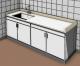 Laboratory Sink with Water Mixing Faucet