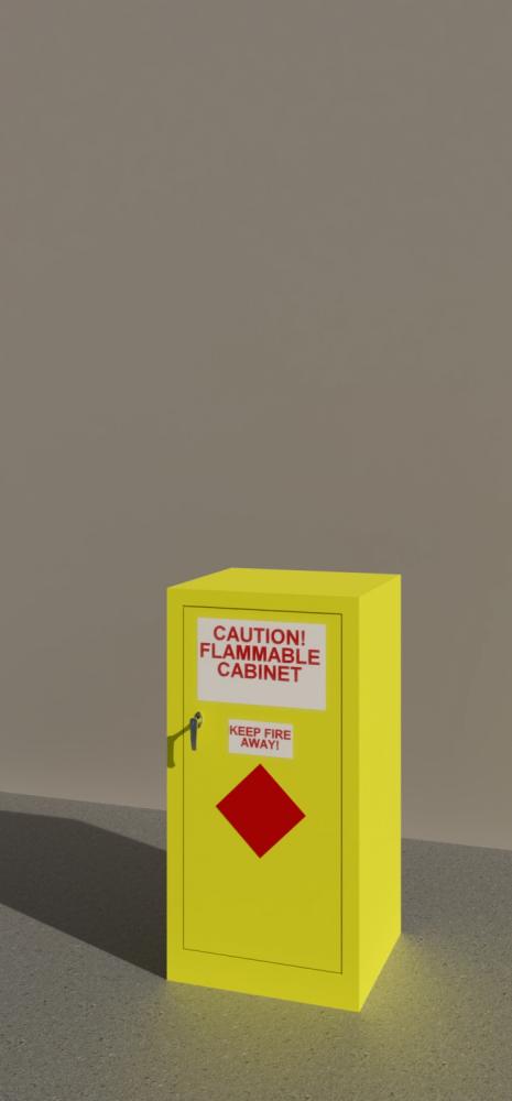 Flammable Cabinet  Single Door***EDIT***