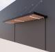 Metal frame - wood members canopy