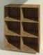 Prateleiras com 6 nichos (shelves)