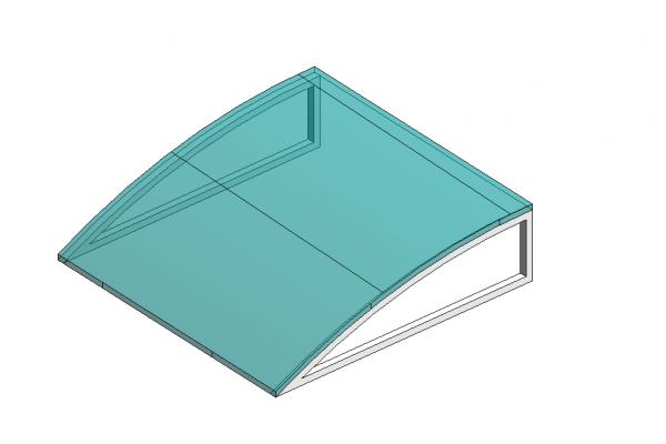 Parametric Polycarbonate Awning (toldo de polycarbonato)