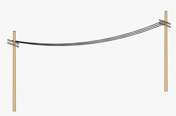 Overhead Power Lines w/ Plan Representation