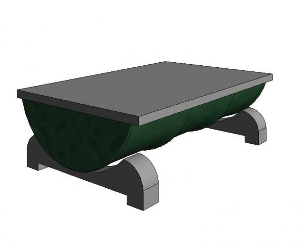 OIL DRUM COFFEE TABLE