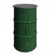 OIL DRUM COCKTAIL/BAR TABLE WITH COOLER