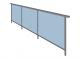 Railing Glass panels