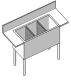 3 compartment bar sink