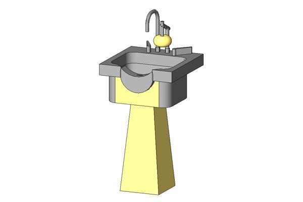 Barbershop sink