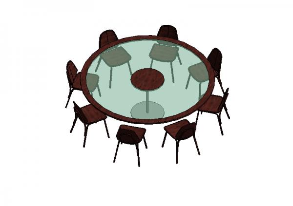 Circular Dinning Table