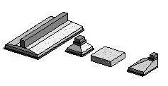 Isolated Footong with Base & 2 Pedestals