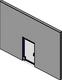 Glass Door with Top n Bot Frame
