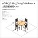 AGRV_FURN_DiningTableRound4_圓型餐桌組4
