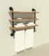 Bathroom Iron Pipe Shelves