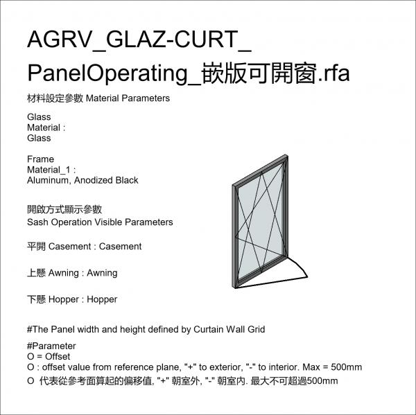AGRV_GLAZ-CURT_PanelOperating_嵌版可開窗