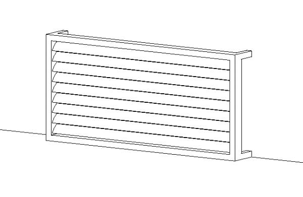 Louvre Screen (Adjustable)