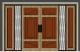 Door double Wood Pannel_Classic