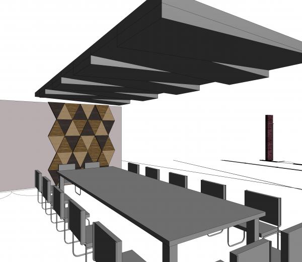 triangular wall panel