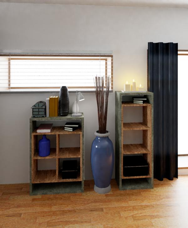 Bookshelf wide