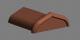 Wall coping tile  Couvre mur terre cuite