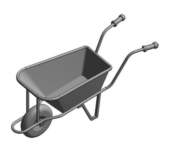 Wheelbarrow - 24" Single Wheel