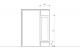 Door Window system with fixed glass and one openable panel