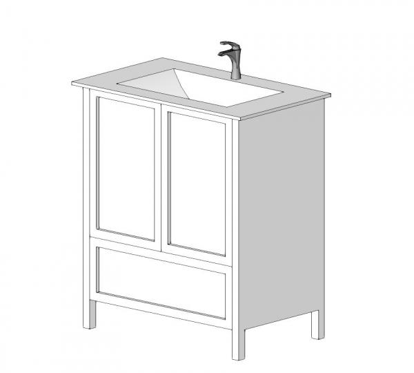 Glacier Bay Delchester 30" Vanity