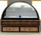 dresser half moon mirror