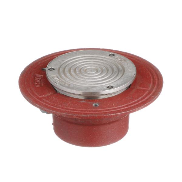 MIFAB® C1100-XR - FLOOR CLEANOUT WITH HEAVY DUTY ROUND ADJUSTABLE COVEER AND PLU