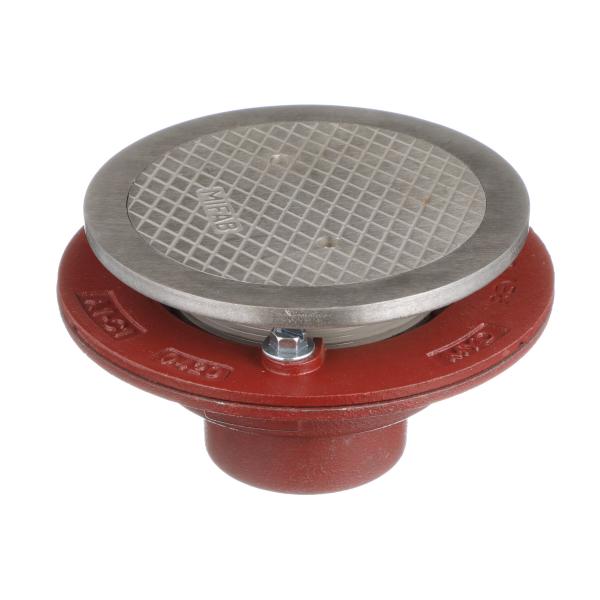 MIFAB® F1100-C-T - FLOOR DRAIN WITH SPANNER WRENCH COVER FOR MEMBRANE FLOOR AREA