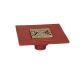 MIFAB® F1100-C-ZS - FLOOR DRAIN WITH SQUARE STRAINER AND ELASTOMERIC FLANGE MEMB